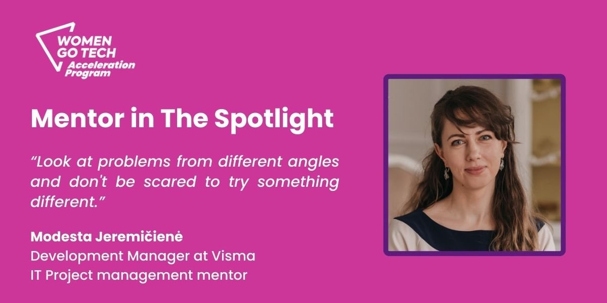 Mentor in the Spotlight: Modesta Jeremičienė